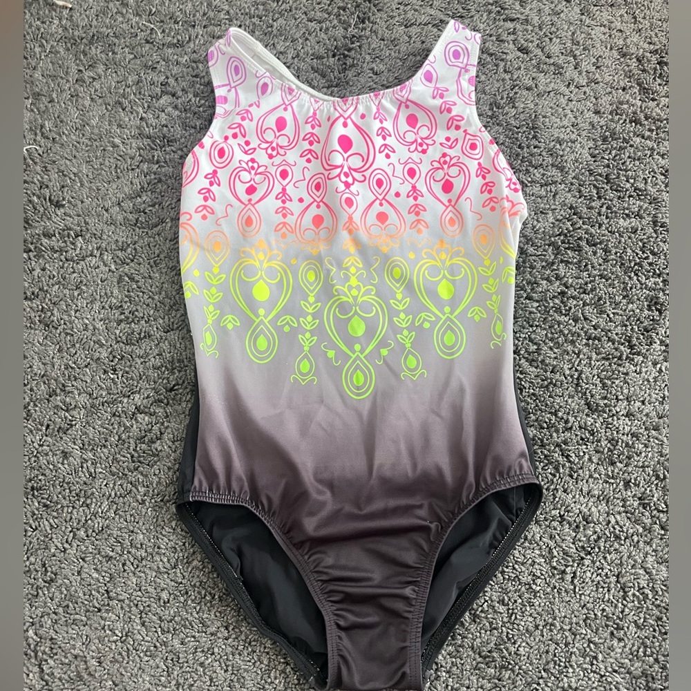 GK leotard adult small racer back